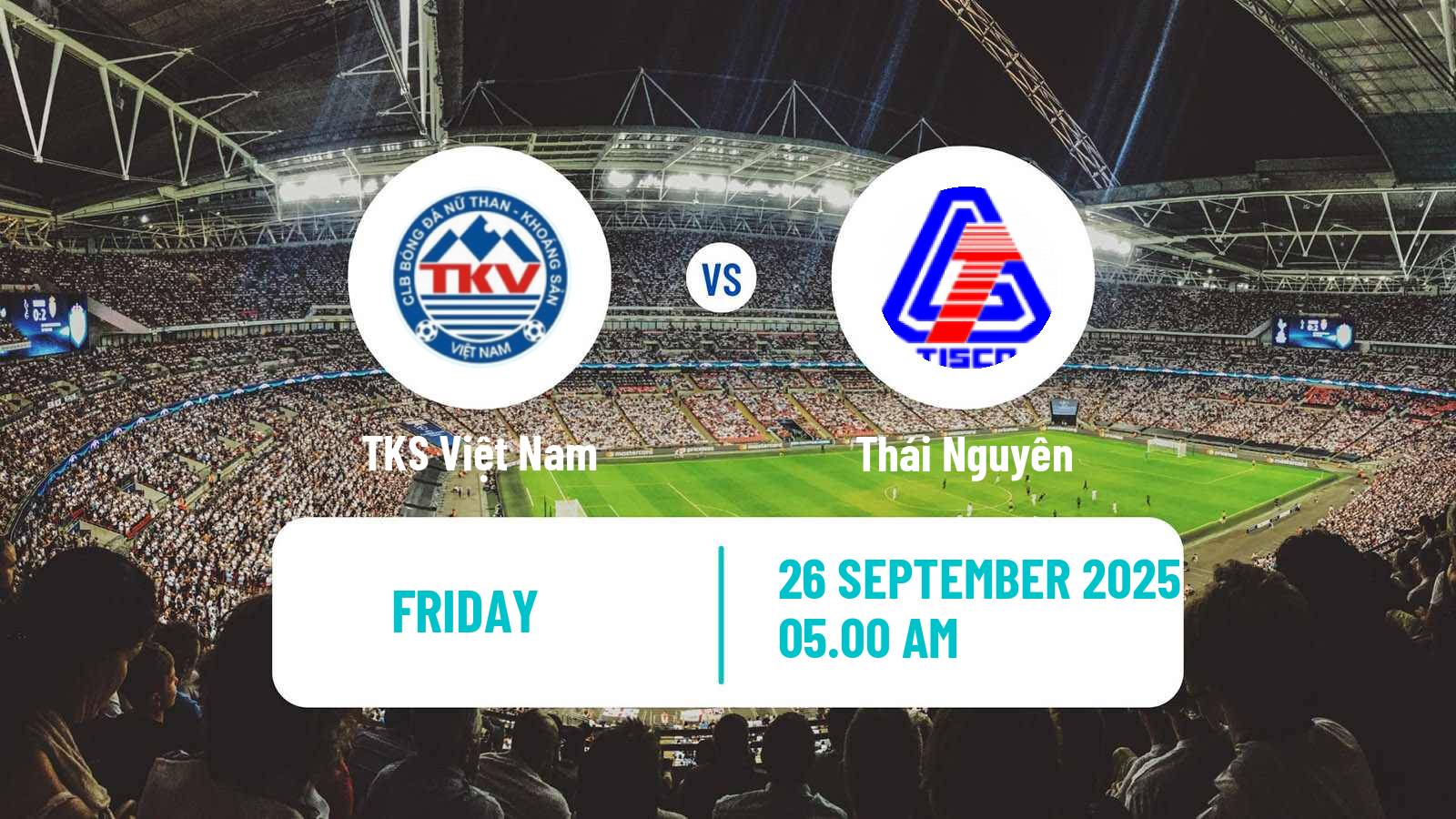 Football Vietnamese National League Women TKS Việt Nam - Thái Nguyên