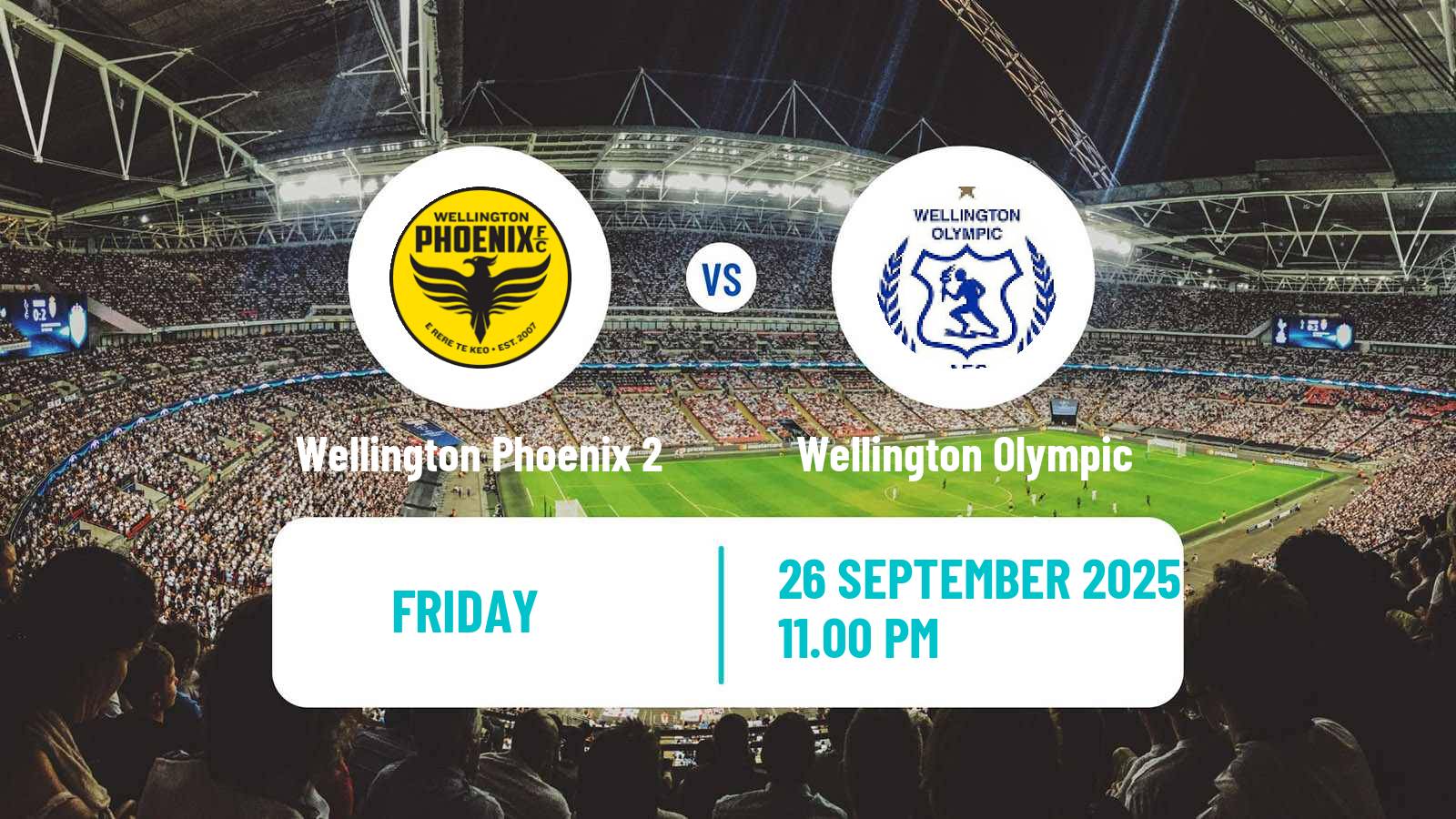 Football New Zealand National League Wellington Phoenix 2 - Wellington Olympic