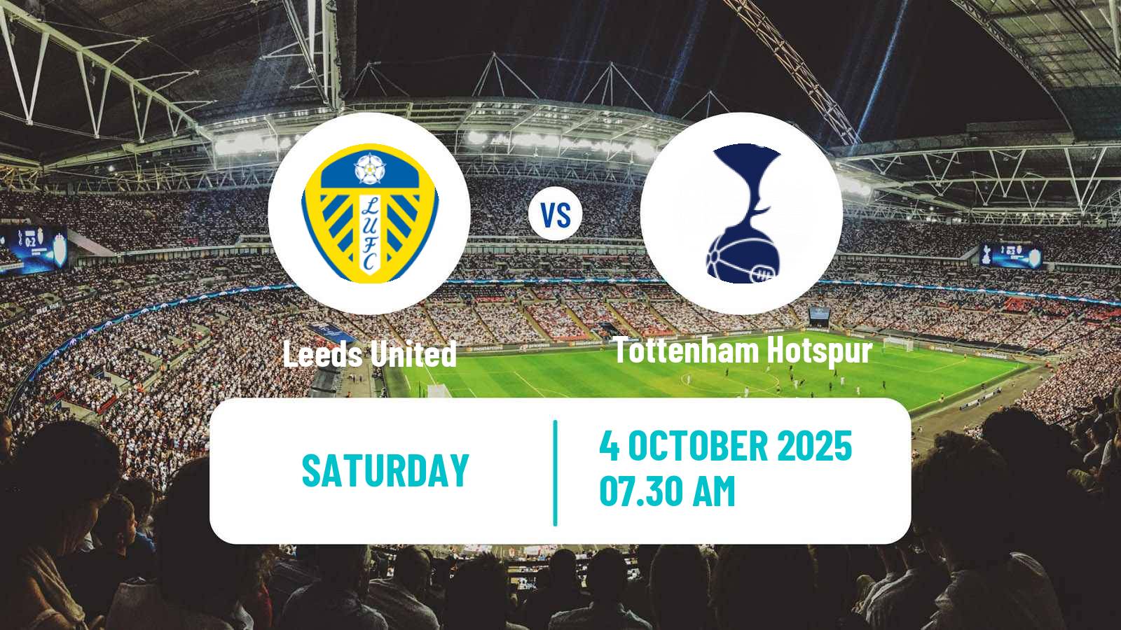 Football English Premier League Leeds United - Tottenham Hotspur