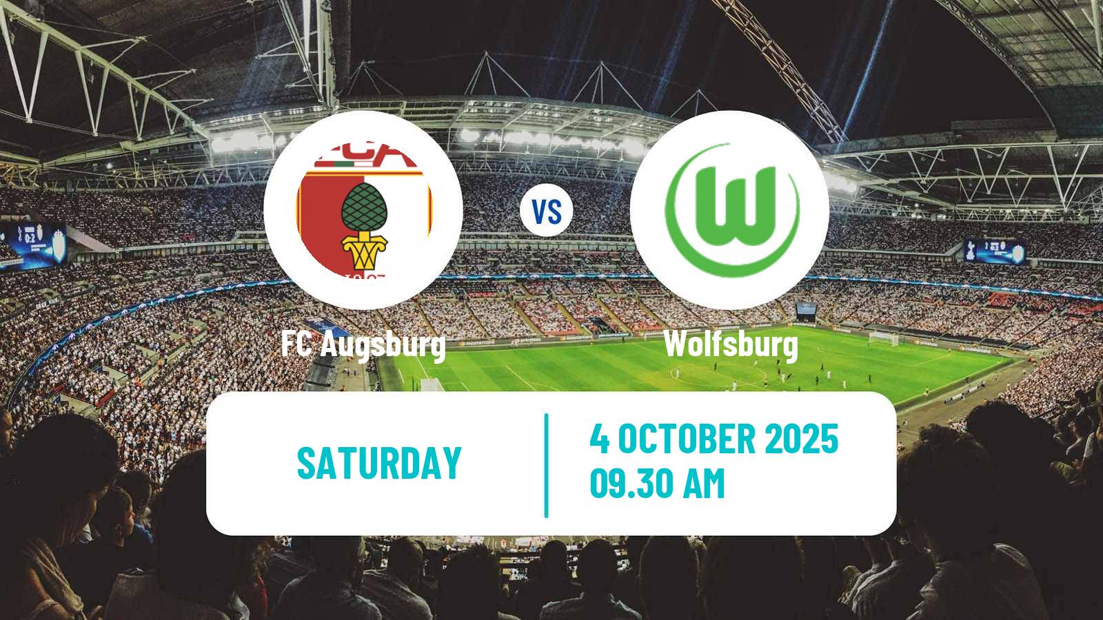 Football German Bundesliga Augsburg - Wolfsburg