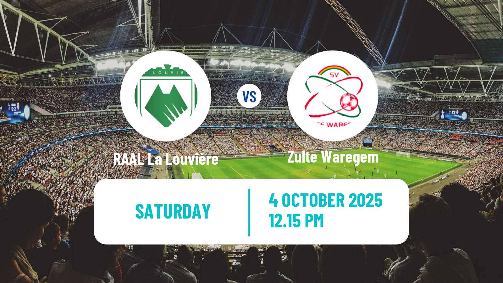 Football Belgian Jupiler Pro League RAAL La Louvière - Zulte Waregem