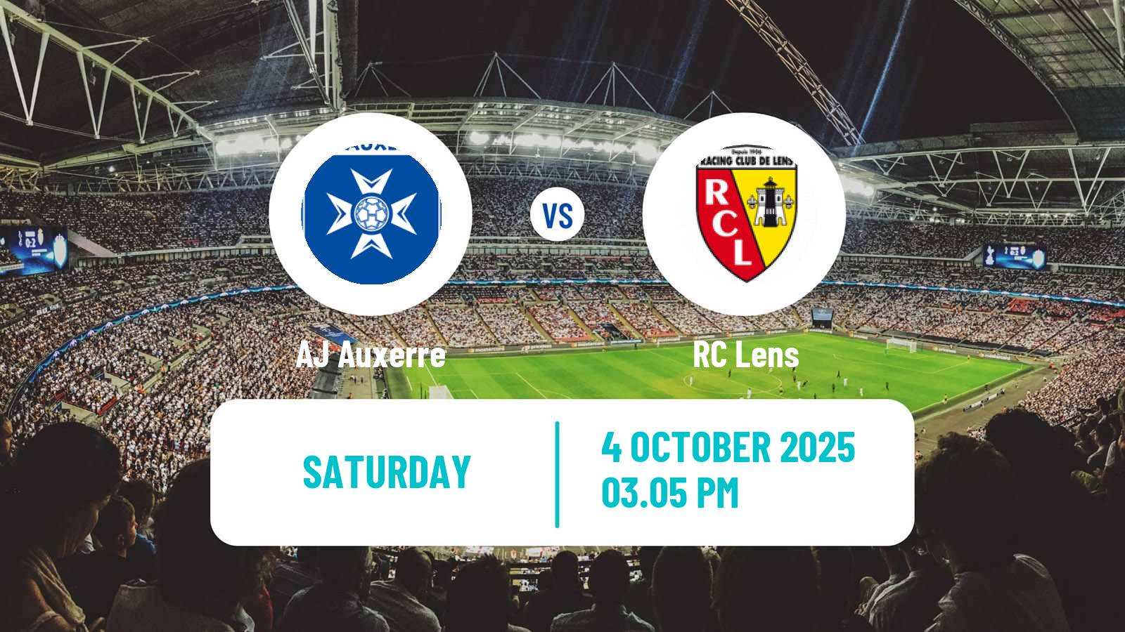 Football French Ligue 1 Auxerre - Lens