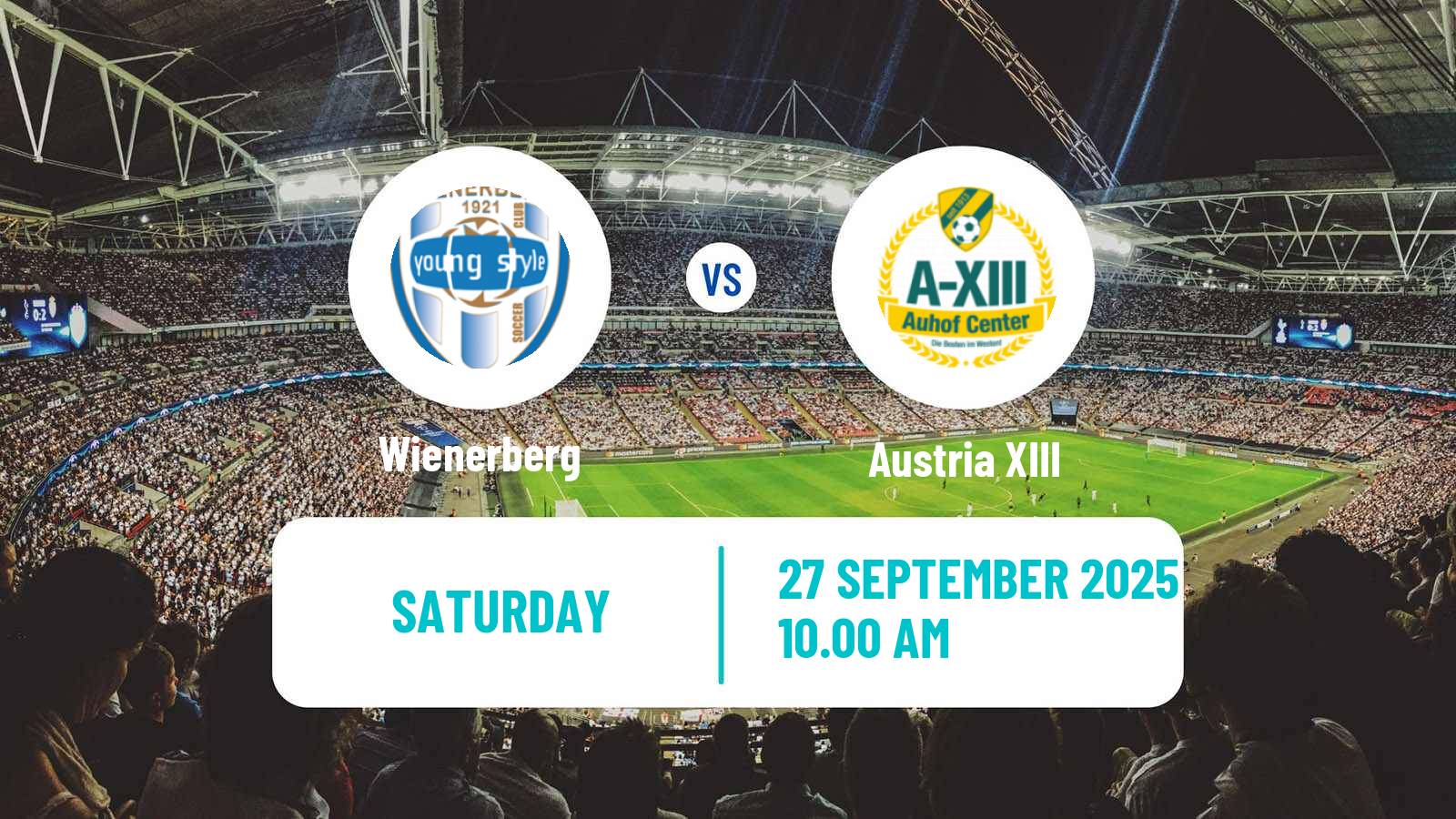 Football Austrian Landesliga Wien Wienerberg - Austria XIII