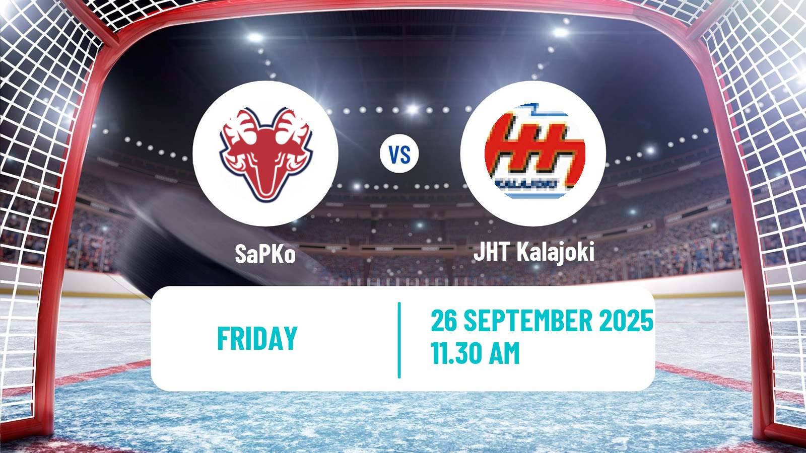 Hockey Finnish Suomi-sarja SaPKo - JHT Kalajoki