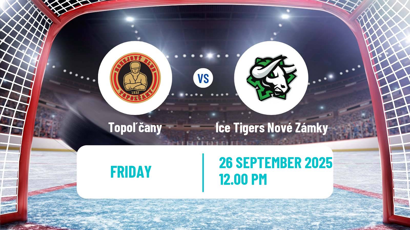 Hockey Slovak 1 Liga Hockey Topoľčany - Ice Tigers Nové Zámky