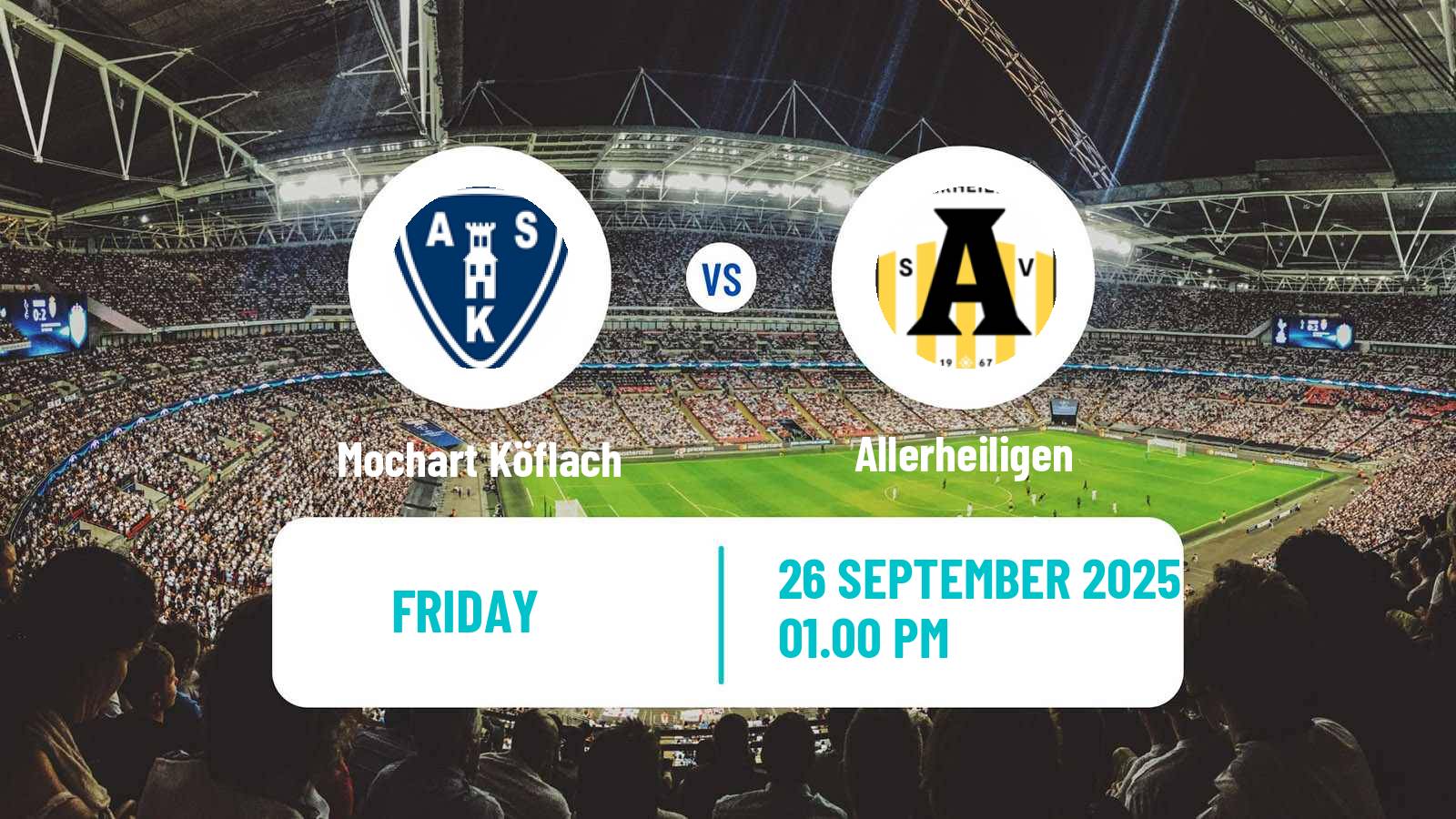 Football Austrian Landesliga Steiermark Mochart Köflach - Allerheiligen