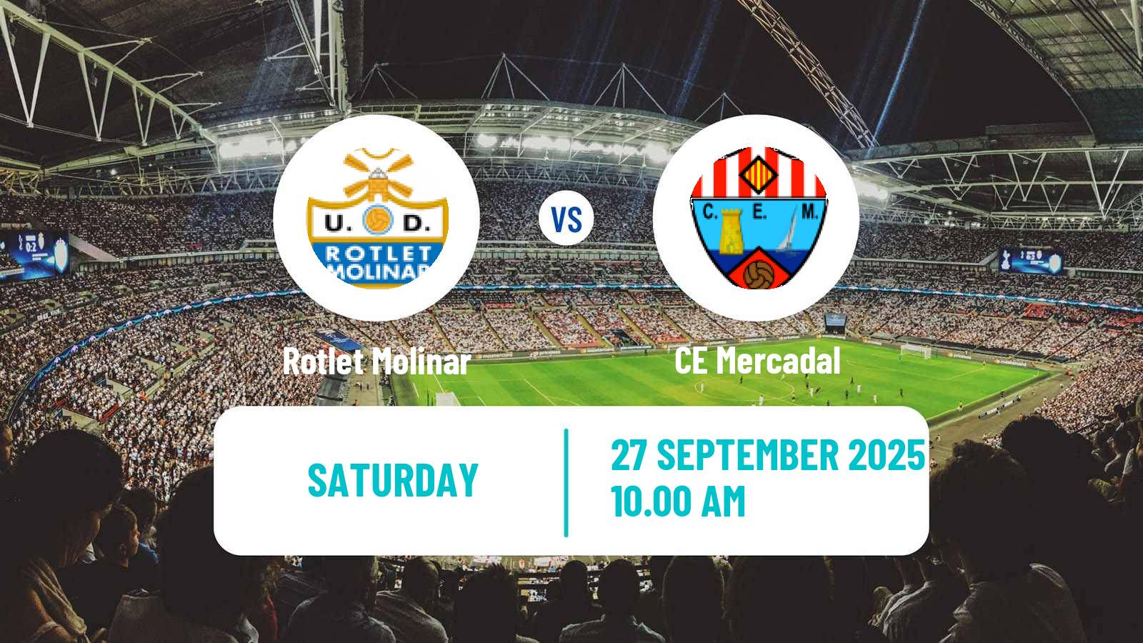 Football Spanish Tercera RFEF - Group 11 Rotlet Molinar - Mercadal