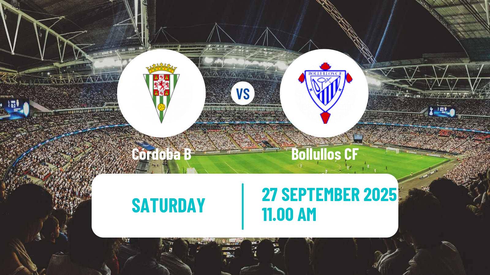 Football Spanish Tercera RFEF - Group 10 Córdoba B - Bollullos