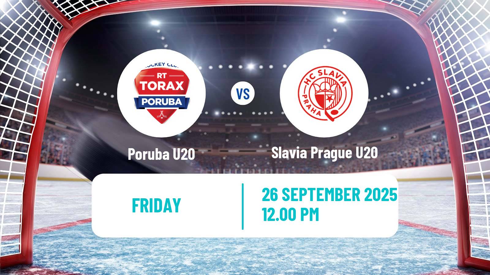 Hockey Czech ELJ Poruba U20 - Slavia Prague U20