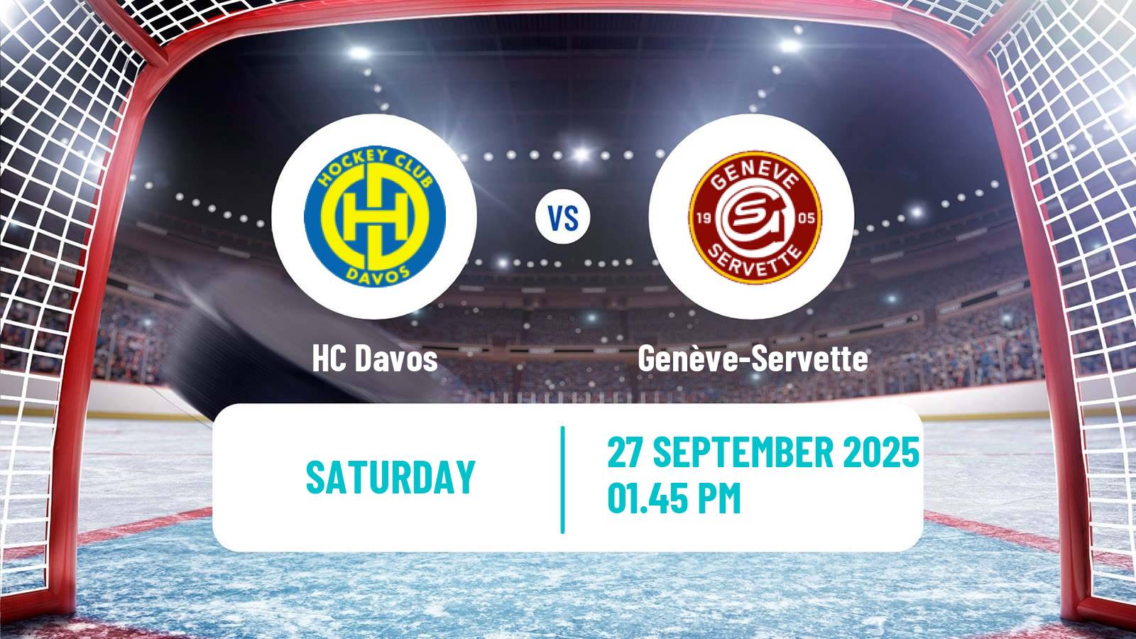 Hockey Swiss National League Hockey Davos - Genève-Servette