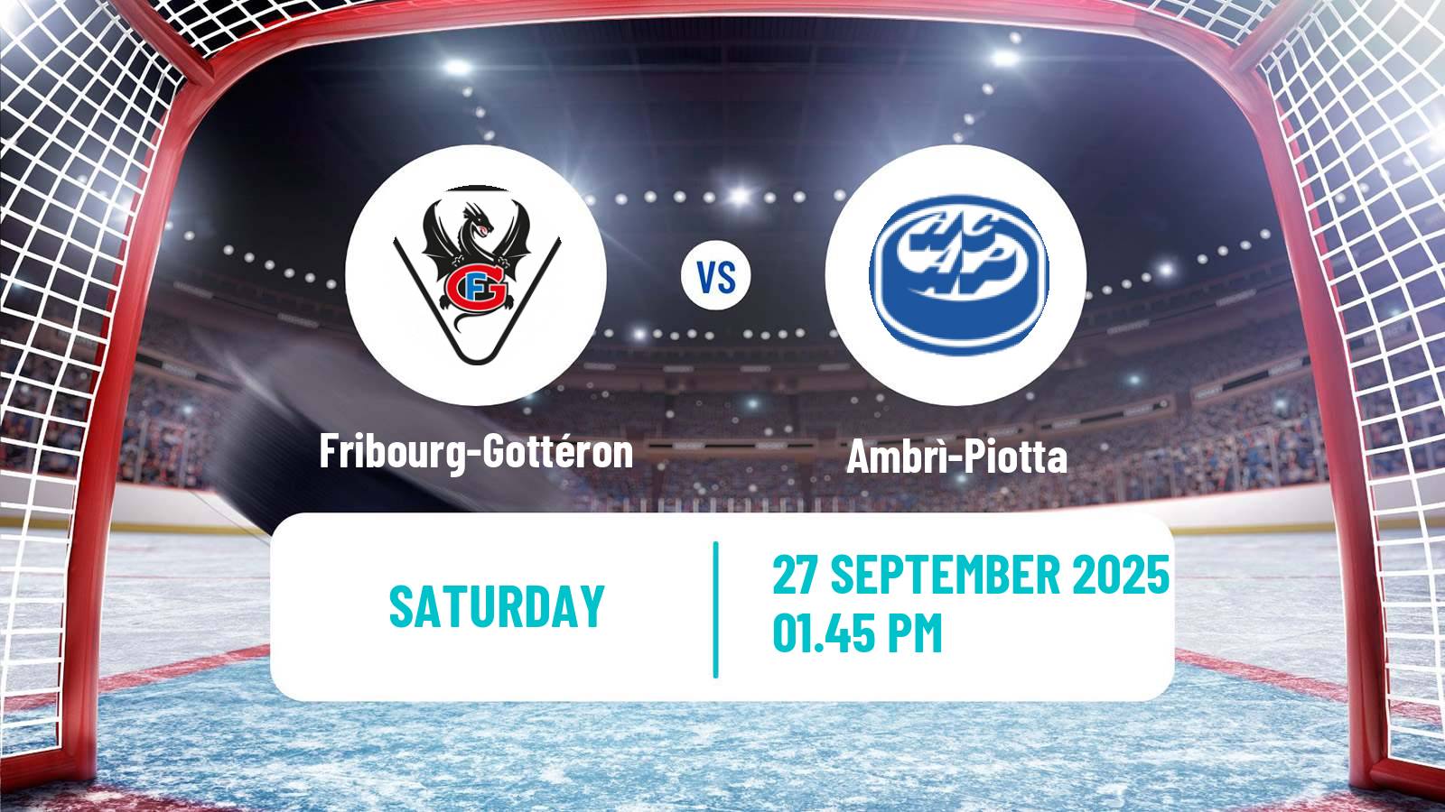 Hockey Swiss National League Hockey Fribourg-Gottéron - Ambrì-Piotta