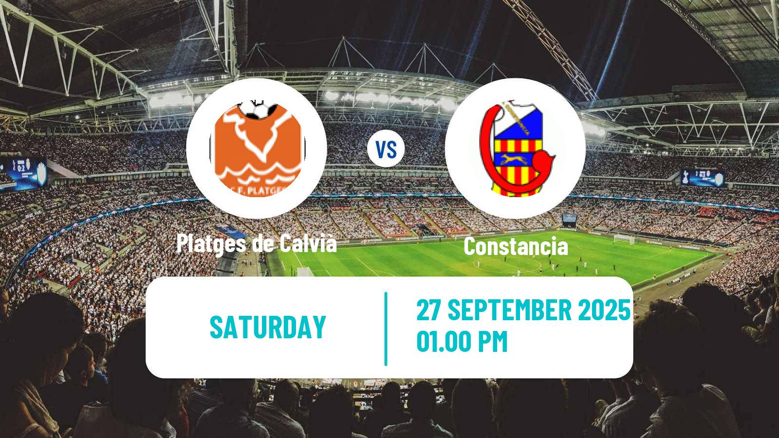 Football Spanish Tercera RFEF - Group 11 Platges de Calvià - Constancia