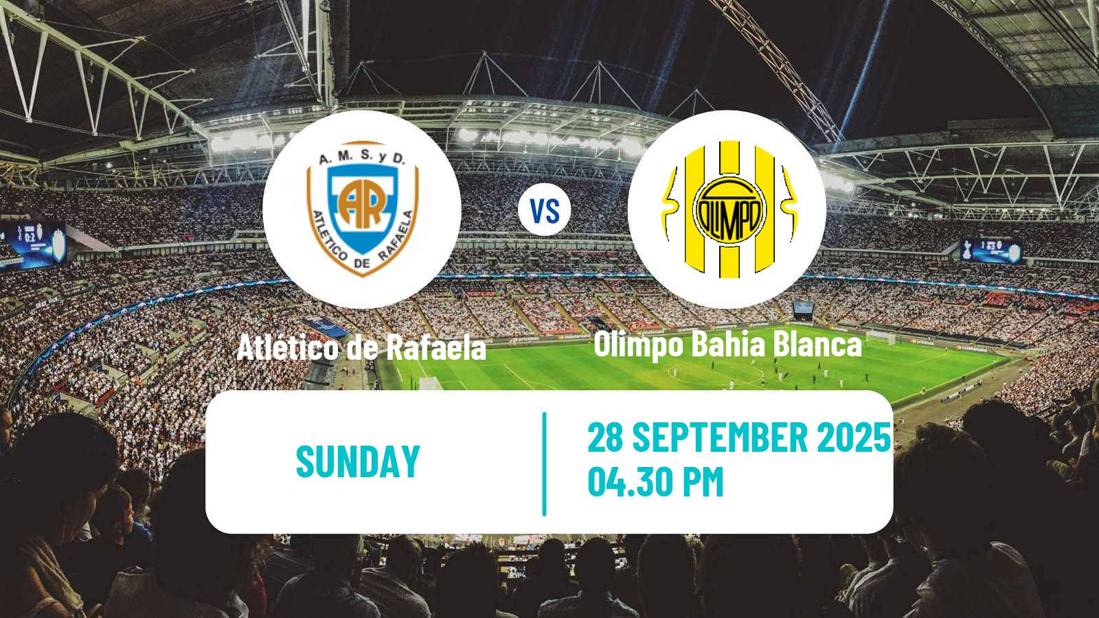 Football Argentinian Torneo Federal Atlético de Rafaela - Olimpo Bahia Blanca