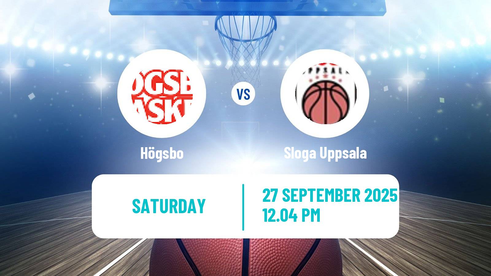 Basketball Swedish Basketligan Högsbo - Sloga Uppsala