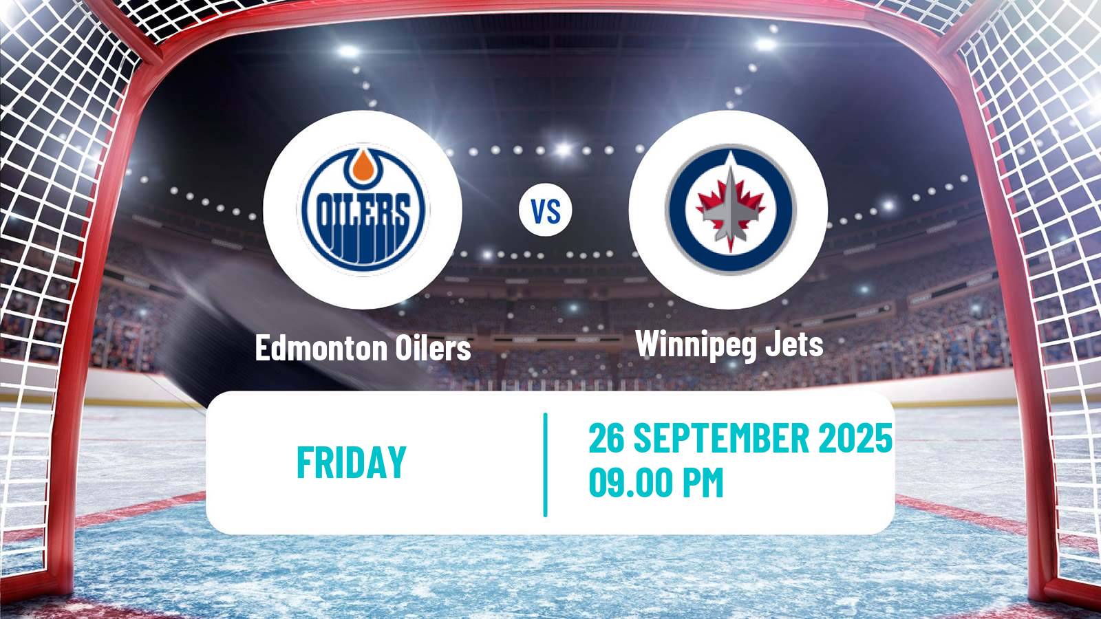 Hockey NHL Edmonton Oilers - Winnipeg Jets