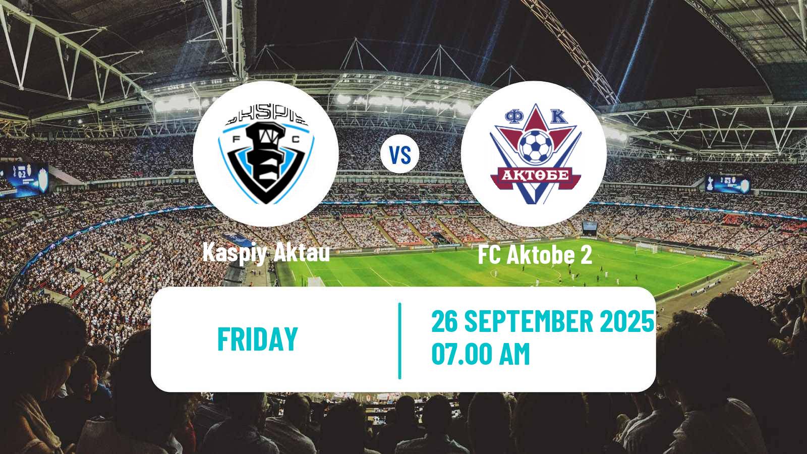 Football Kazakh First Division Kaspiy Aktau - Aktobe 2