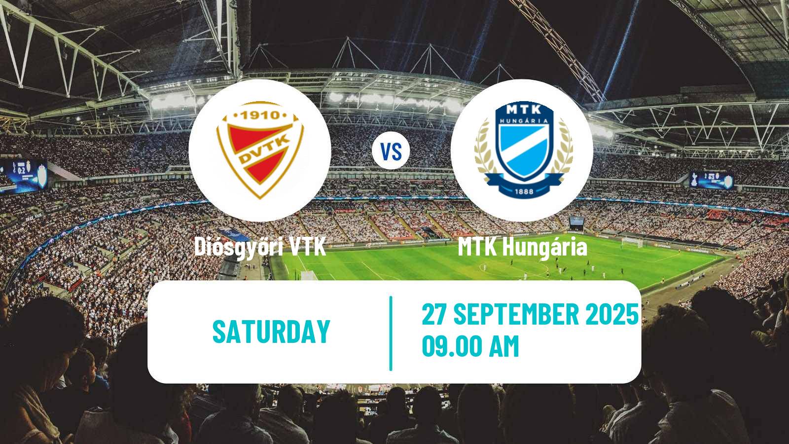 Football Hungarian NB I Women Diósgyőri VTK - MTK Hungária