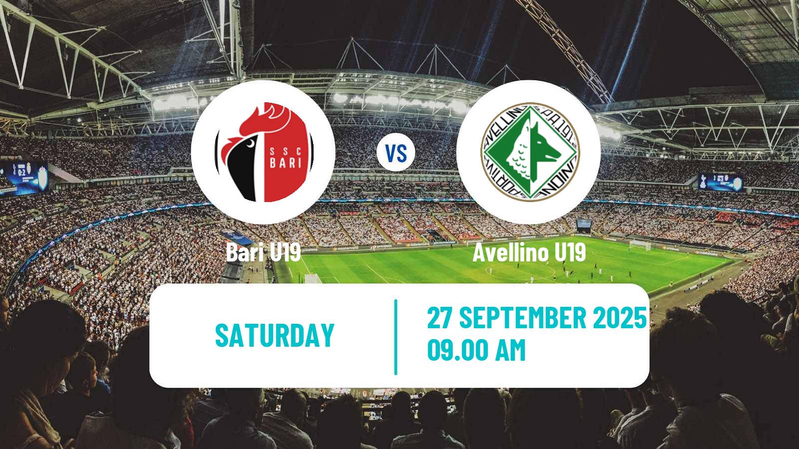 Football Italian Primavera 2 Bari U19 - Avellino U19