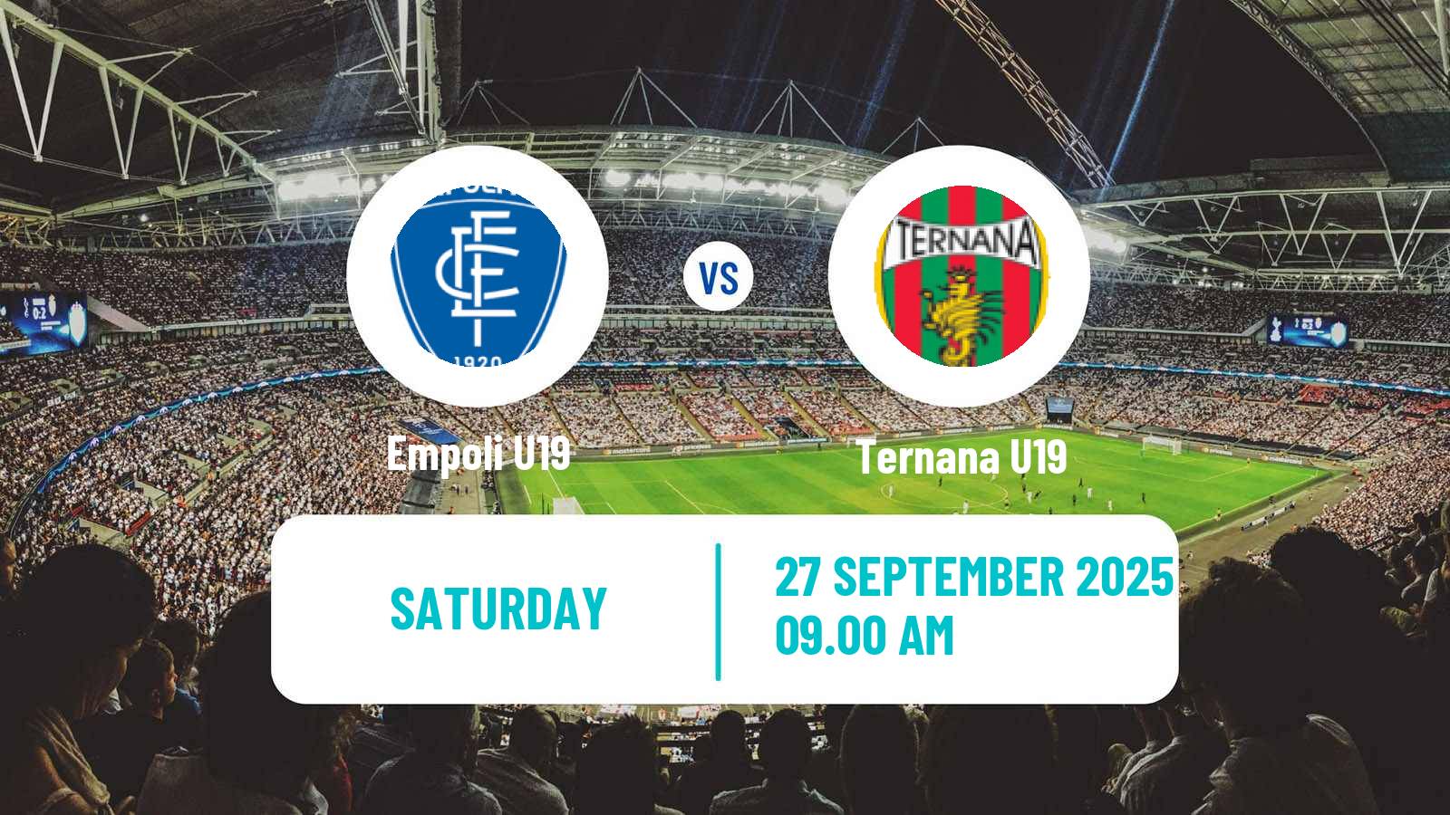 Football Italian Primavera 2 Empoli U19 - Ternana U19