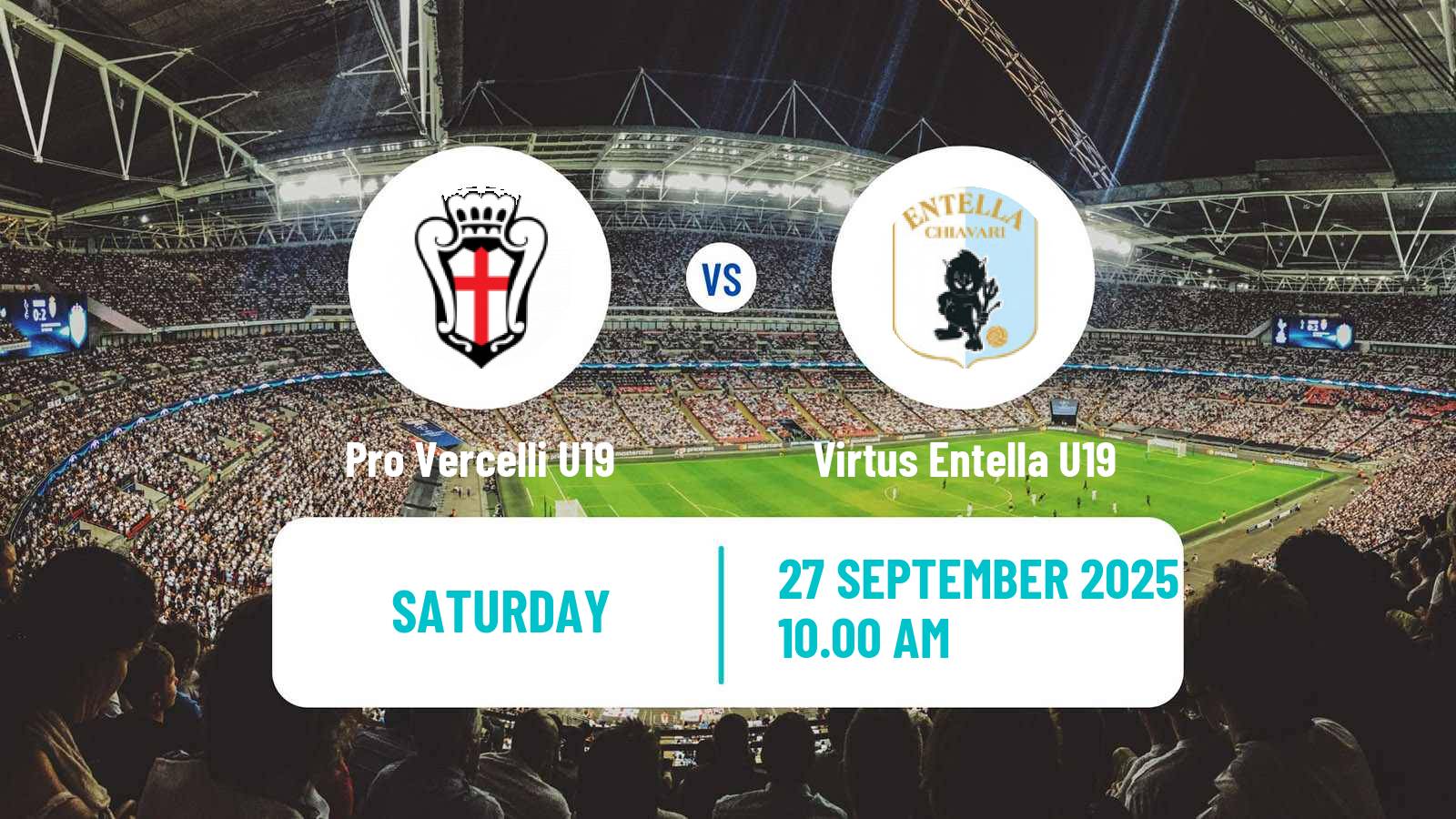 Football Italian Primavera 2 Pro Vercelli U19 - Virtus Entella U19