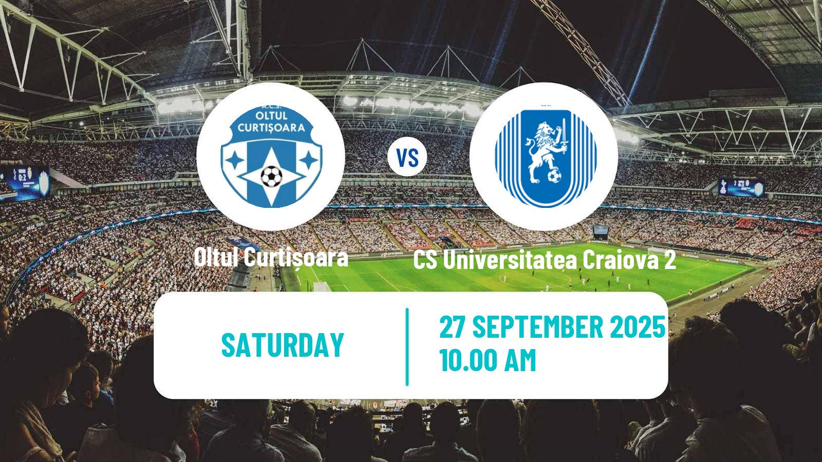 Football Romanian Liga 3 - Seria 5 Oltul Curtișoara - CS Universitatea Craiova 2