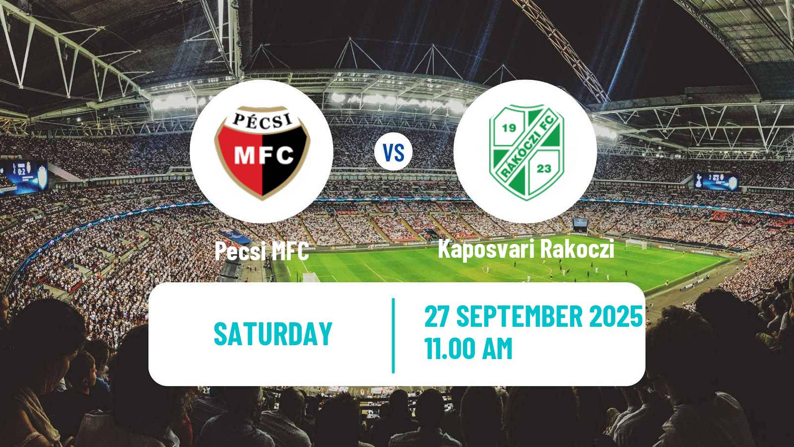 Football Hungarian NB III Southwest Pecsi - Kaposvari Rakoczi