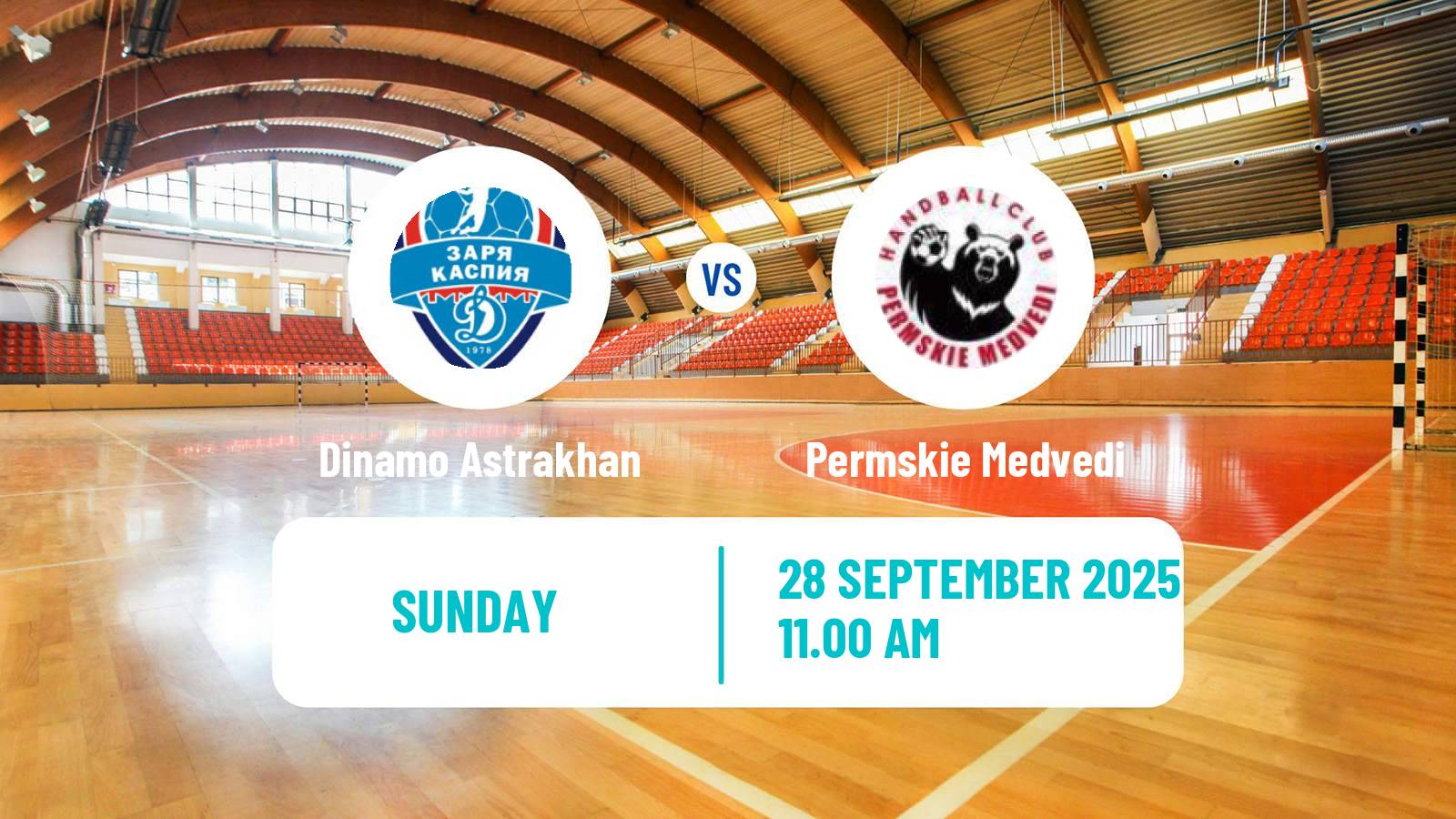 Handball Russian Superleague Handball Dinamo Astrakhan - Permskie Medvedi