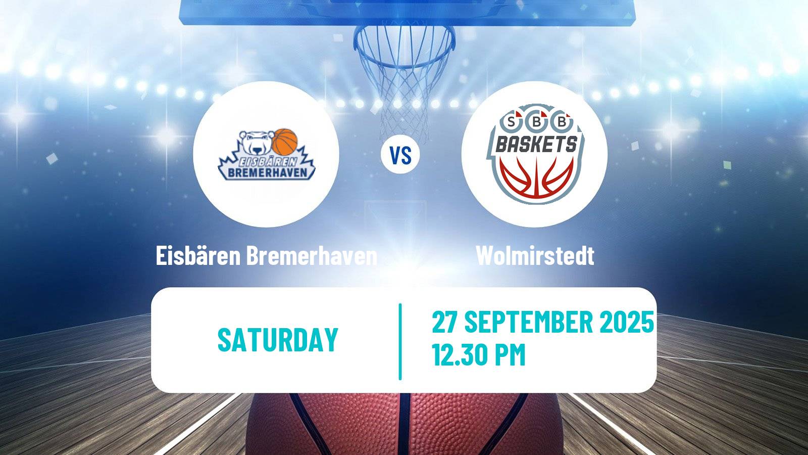 Basketball German Pro A Basketball Eisbären Bremerhaven - Wolmirstedt