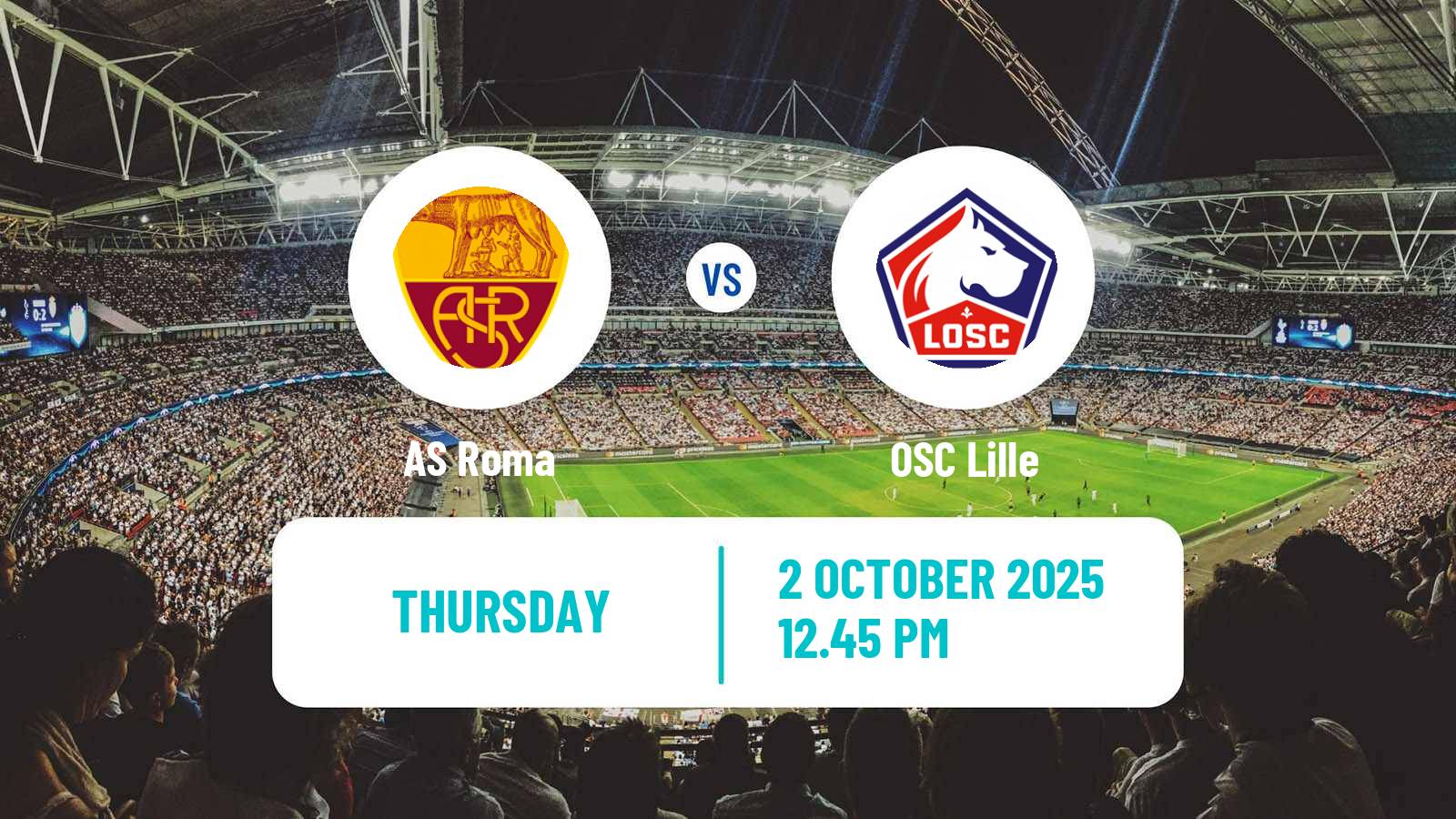Football UEFA Europa League Roma - Lille