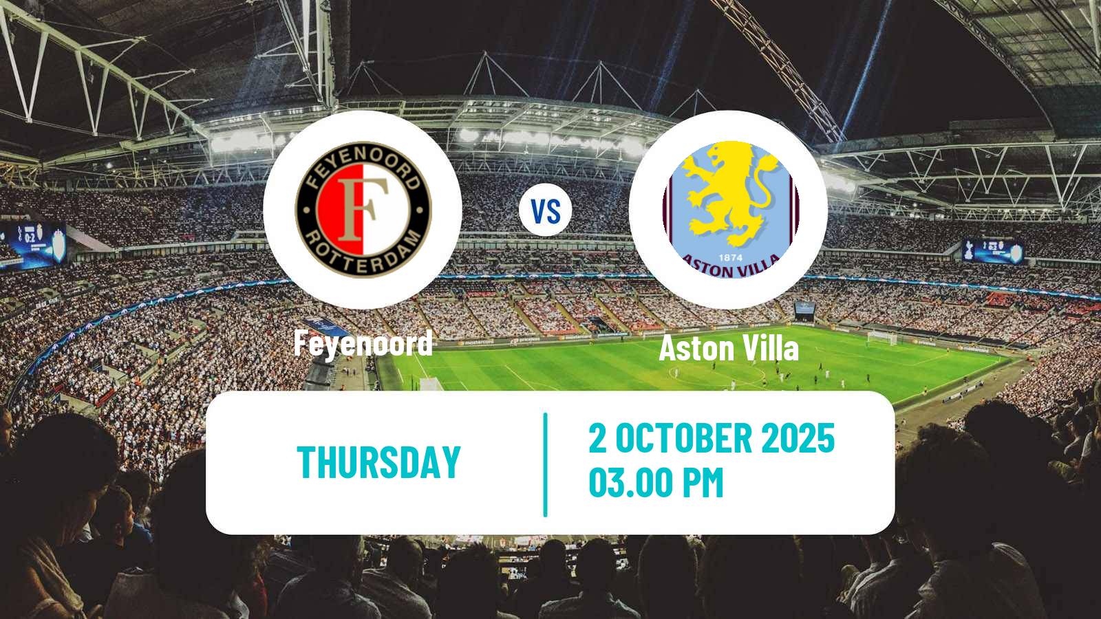 Football UEFA Europa League Feyenoord - Aston Villa
