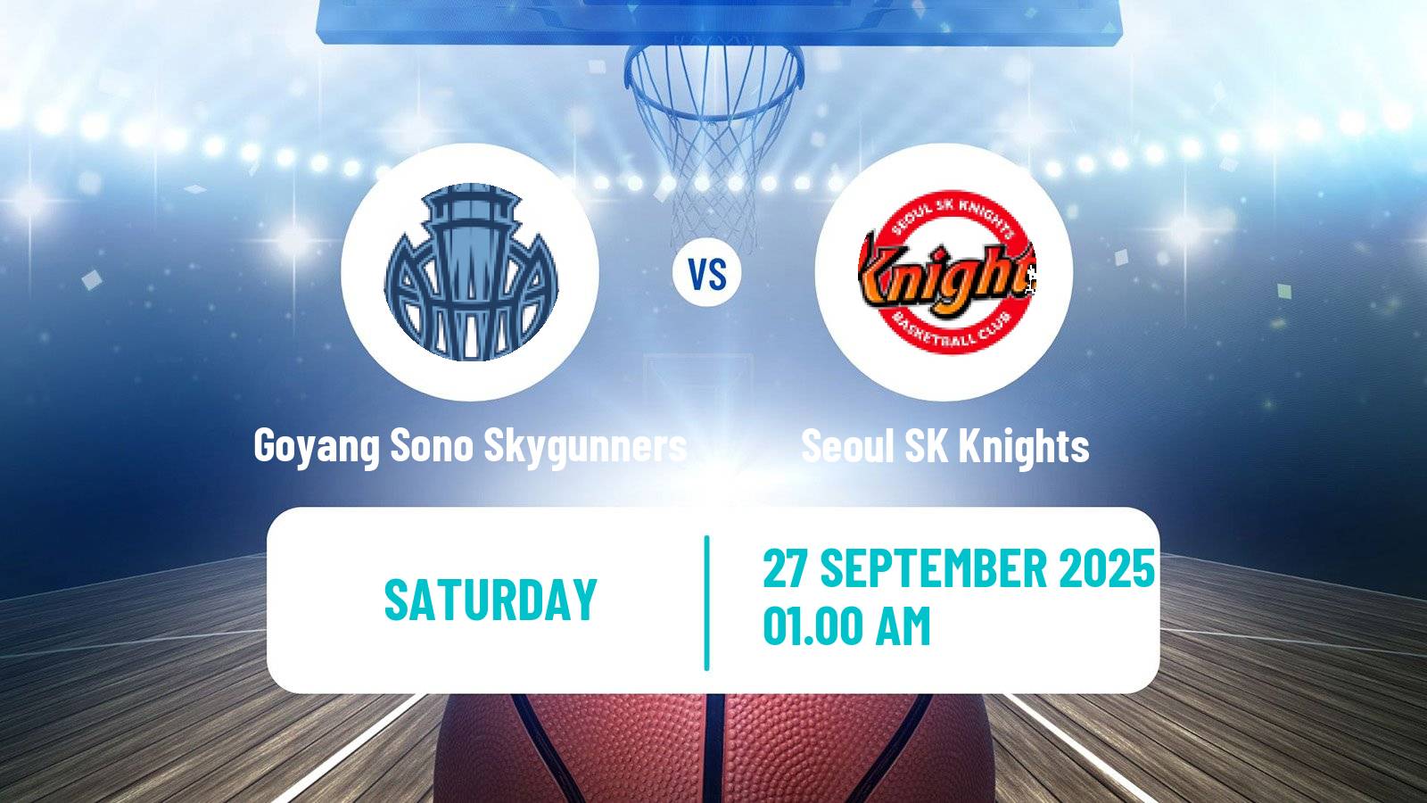 Basketball KBL Cup Goyang Sono Skygunners - Seoul SK Knights
