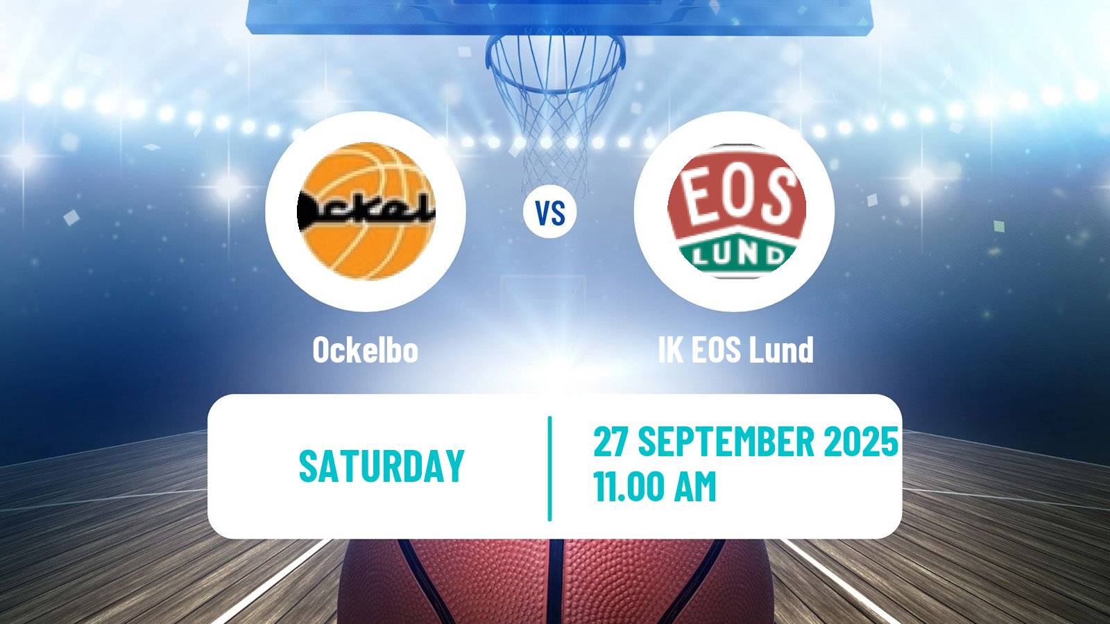 Basketball Swedish Superettan Basketball Ockelbo - IK EOS Lund