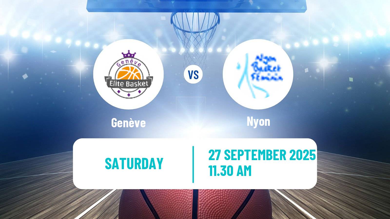 Basketball Swiss SB League Basketball Women Genève - Nyon