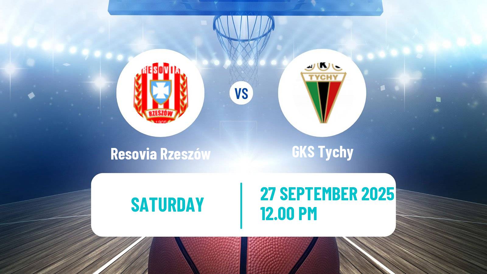 Basketball Polish 1 Liga Basketball Resovia Rzeszów - GKS Tychy