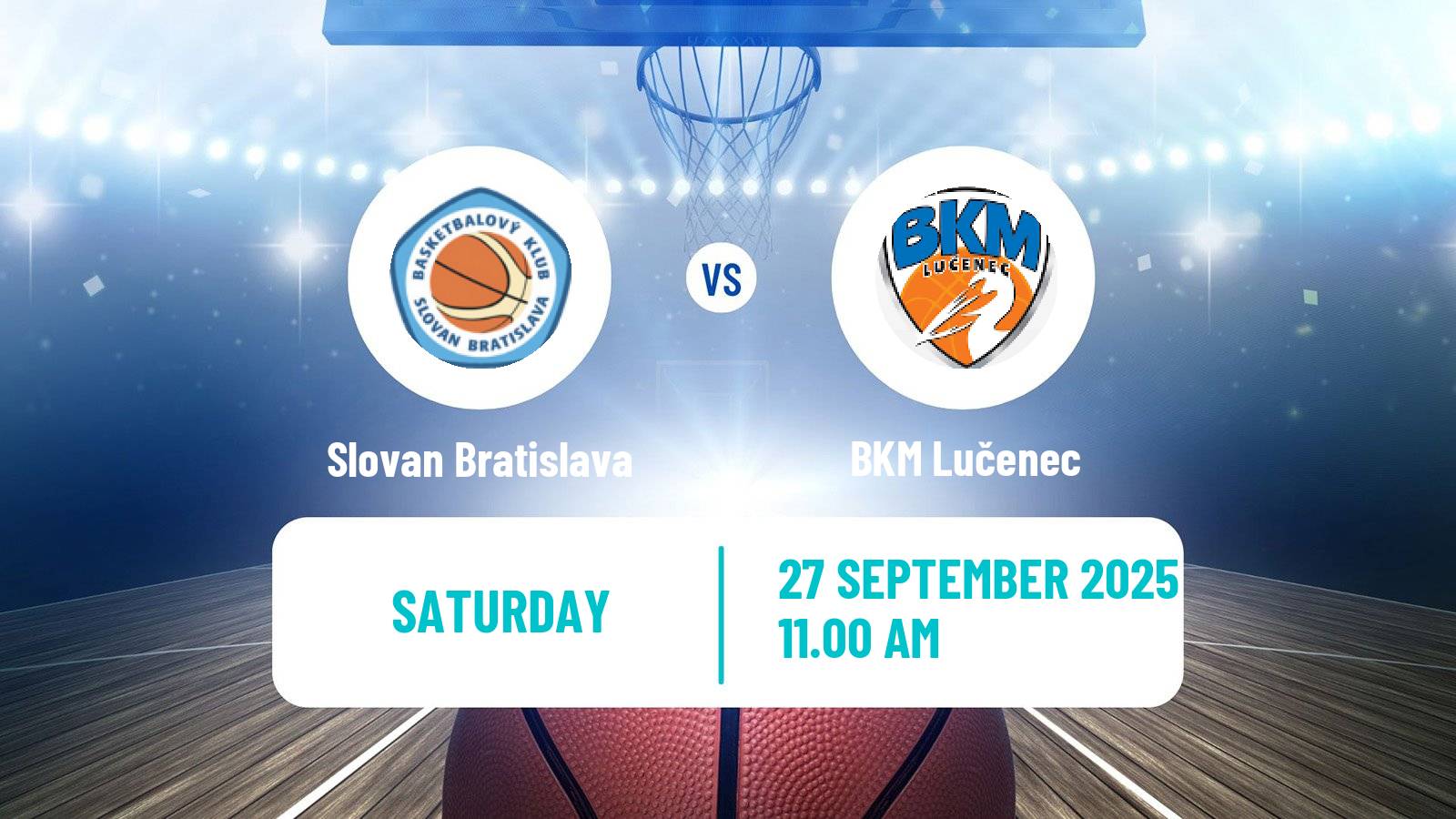 Basketball Slovak Extraliga Basketball Slovan Bratislava - Lučenec