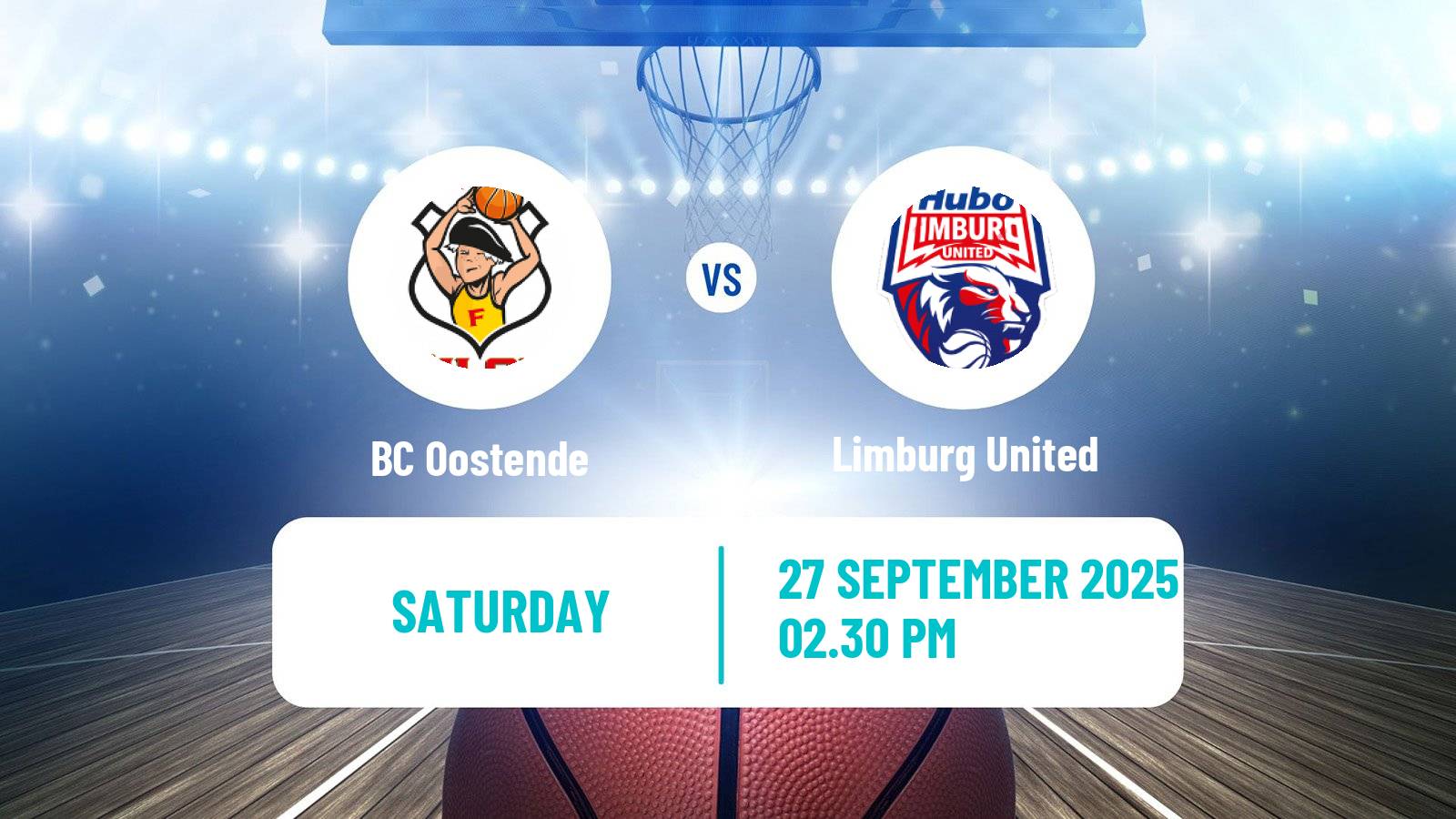 Basketball BNXT League Oostende - Limburg United