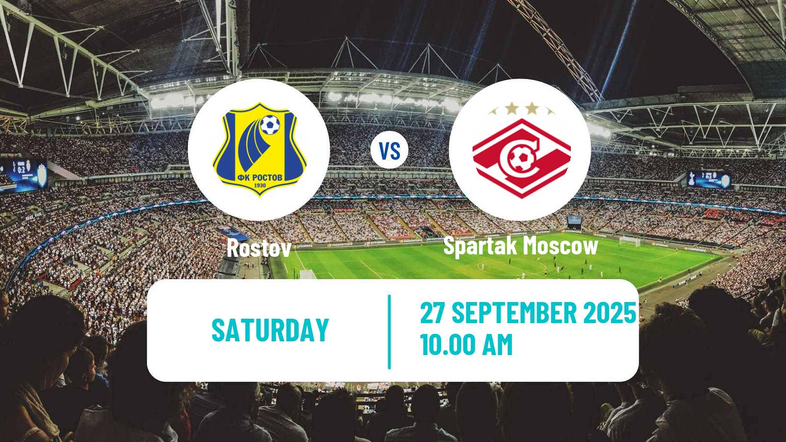 Football Russian Supreme Division Women Rostov - Spartak Moscow