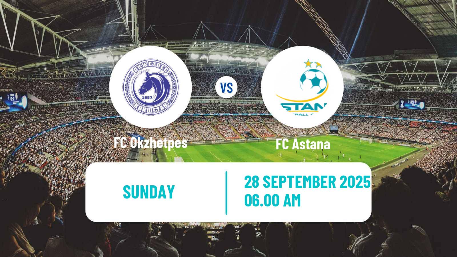 Football Kazakh Premier League Okzhetpes - Astana