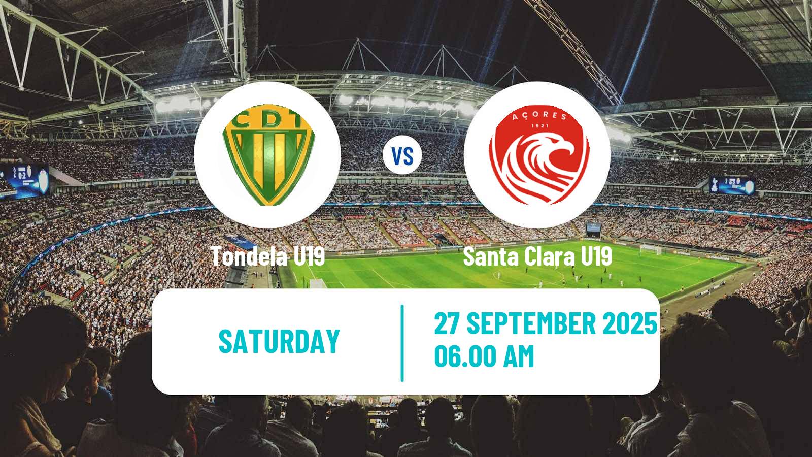 Football Portuguese Campeonato Nacional U19 Tondela U19 - Santa Clara U19