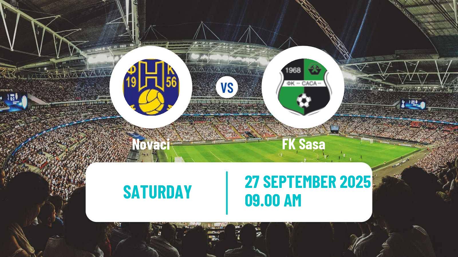 Football North Macedonian 2 MFL Novaci - Sasa