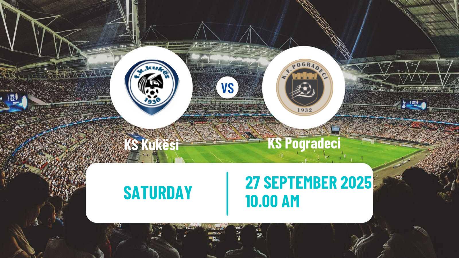 Football Albanian First Division Kukësi - Pogradeci