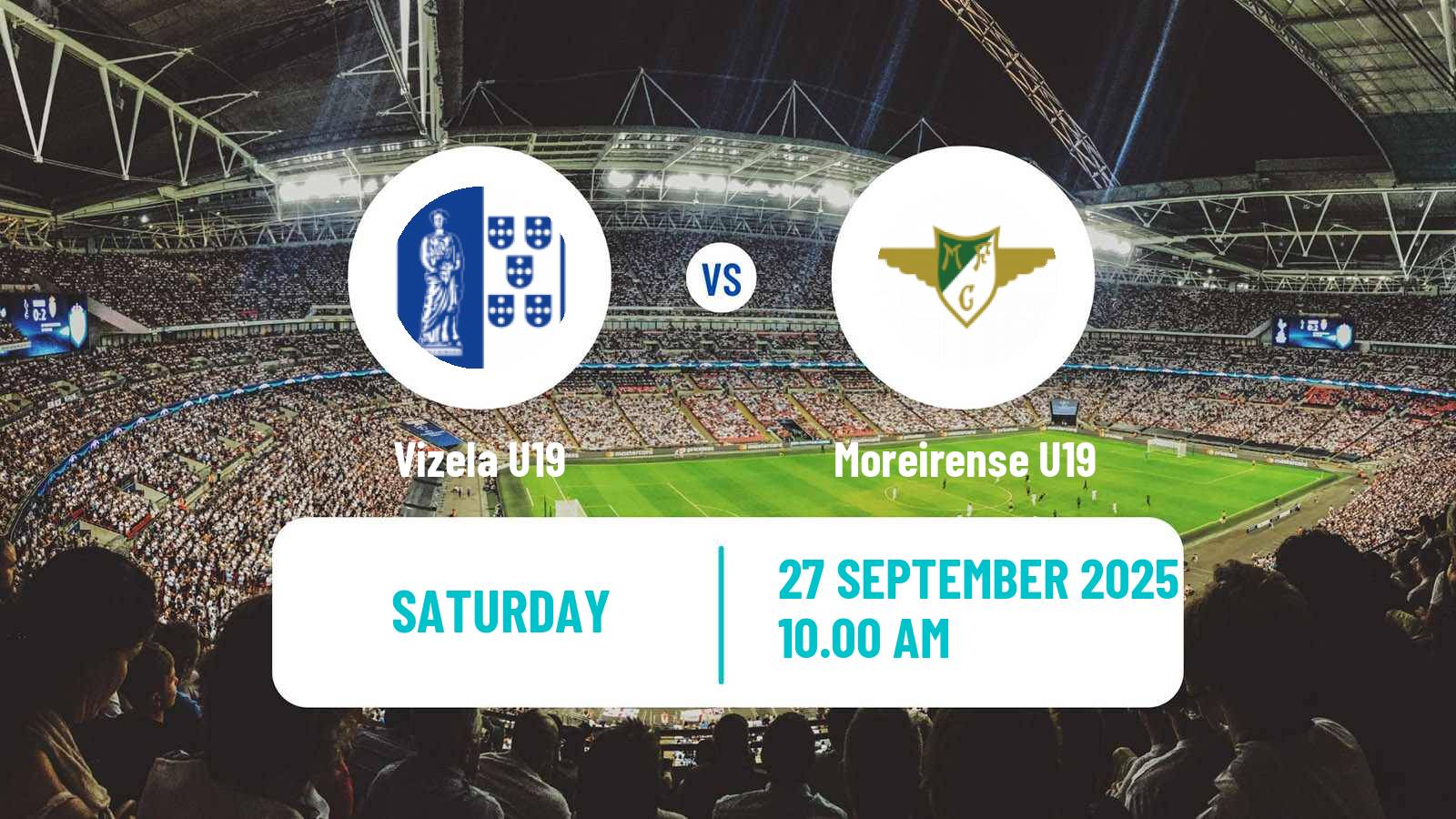 Football Portuguese Campeonato Nacional U19 Vizela U19 - Moreirense U19