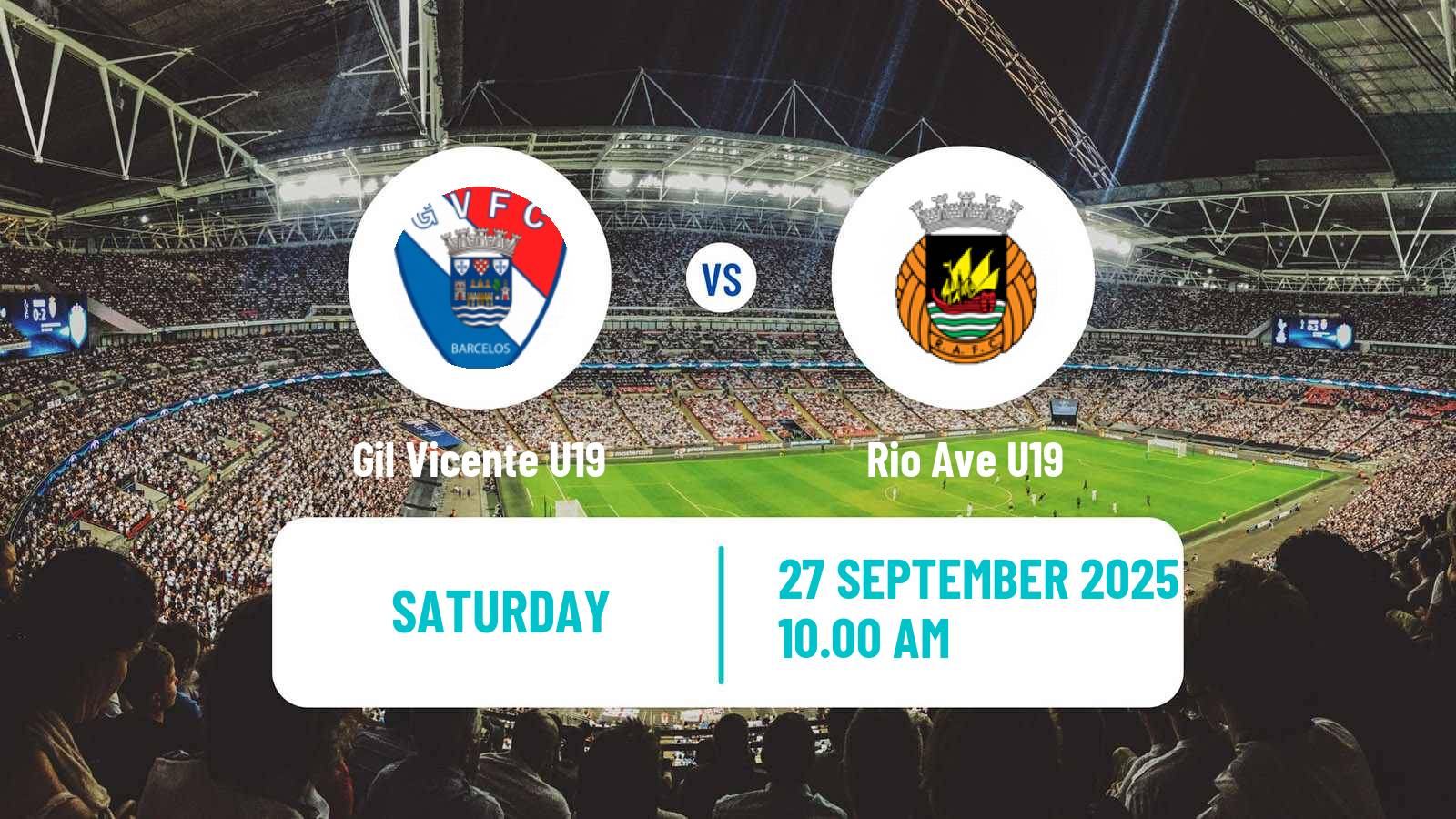 Football Portuguese Campeonato Nacional U19 Gil Vicente U19 - Rio Ave U19