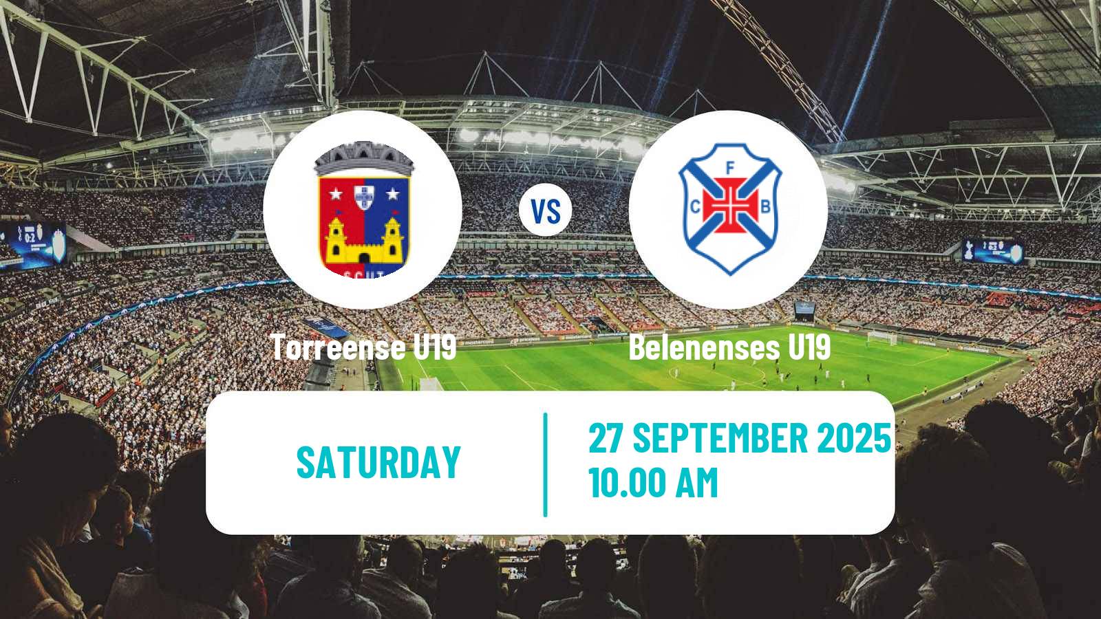 Football Portuguese Campeonato Nacional U19 Torreense U19 - Belenenses U19