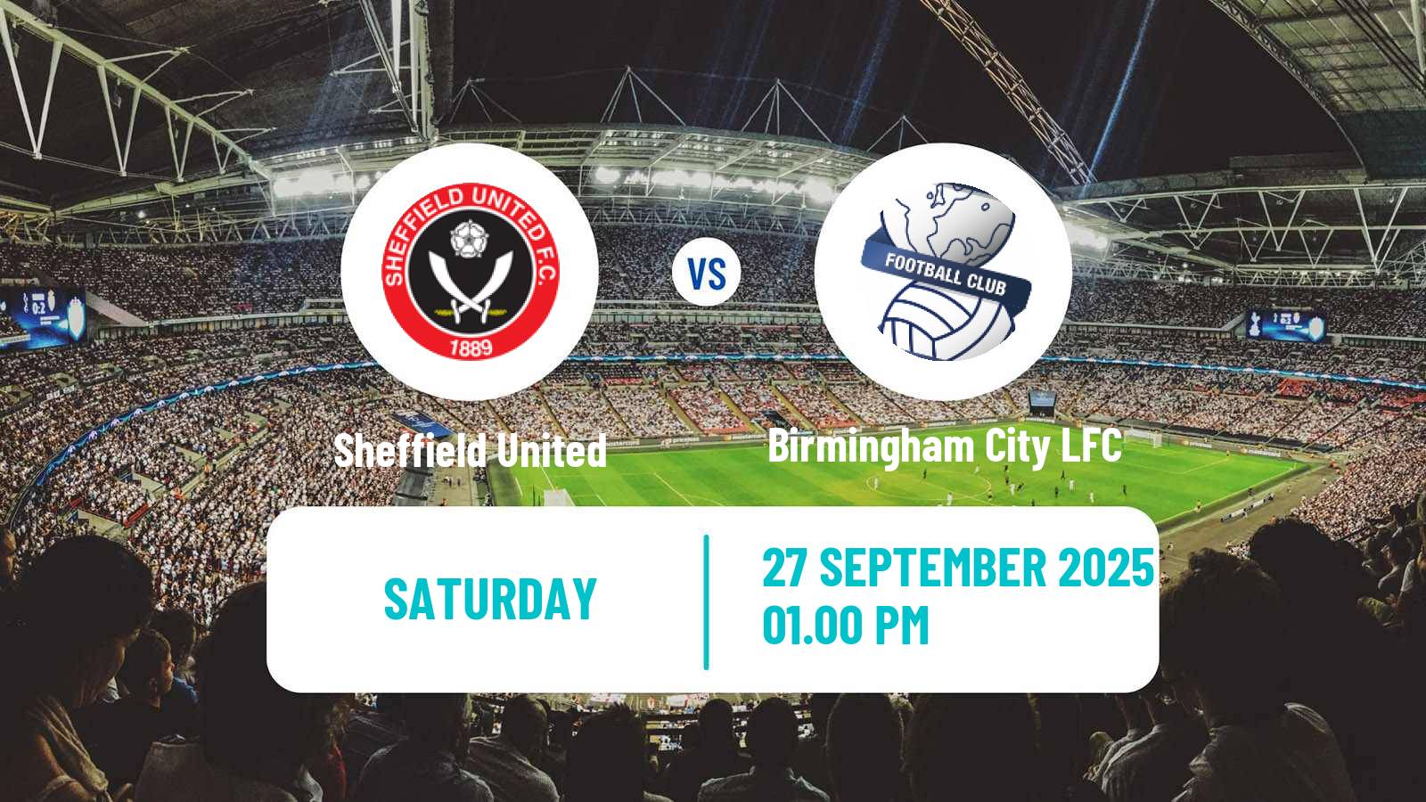Football English Women Championship Sheffield United - Birmingham City LFC