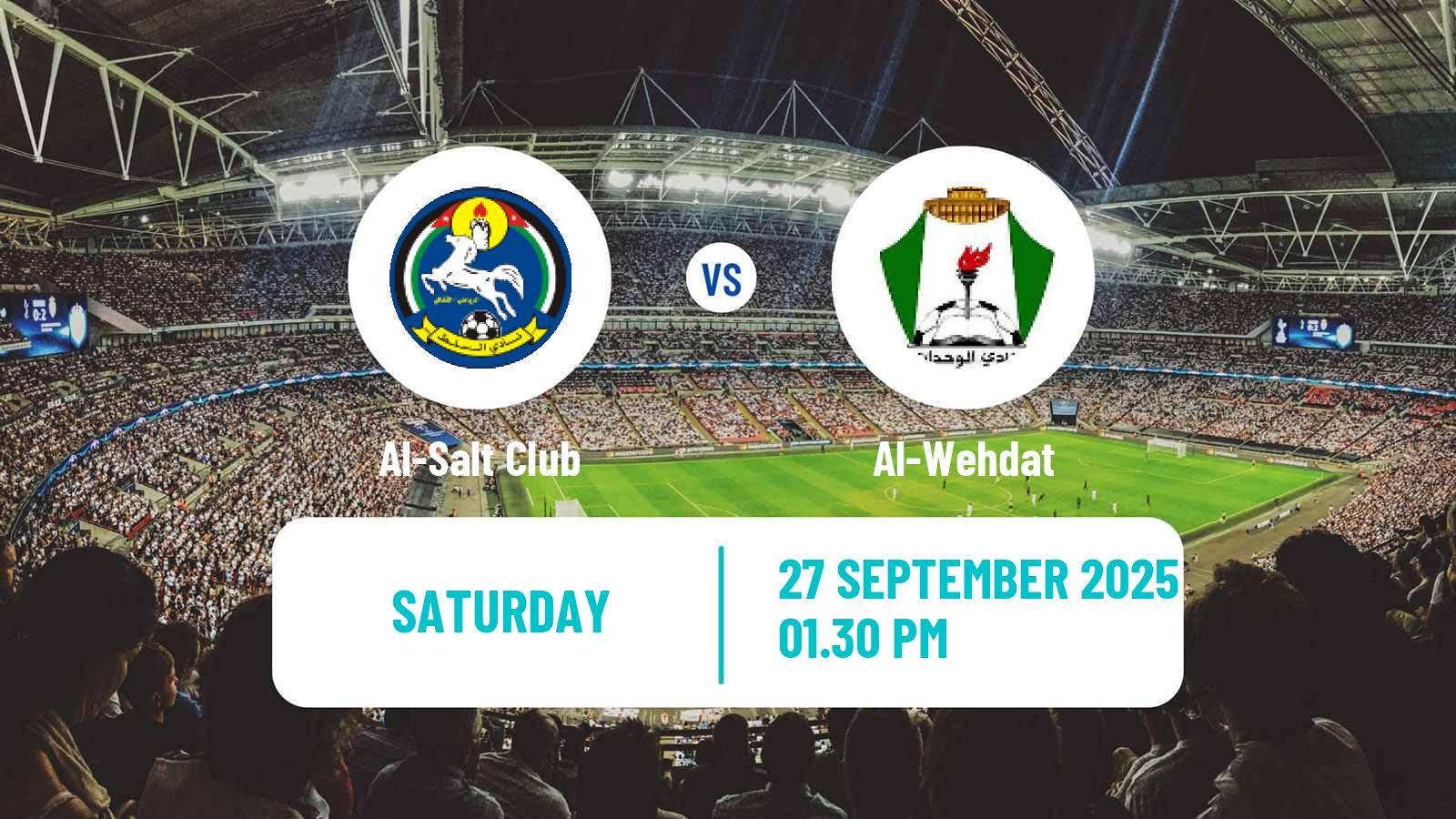 Football Jordan Premier League Al-Salt - Al-Wehdat