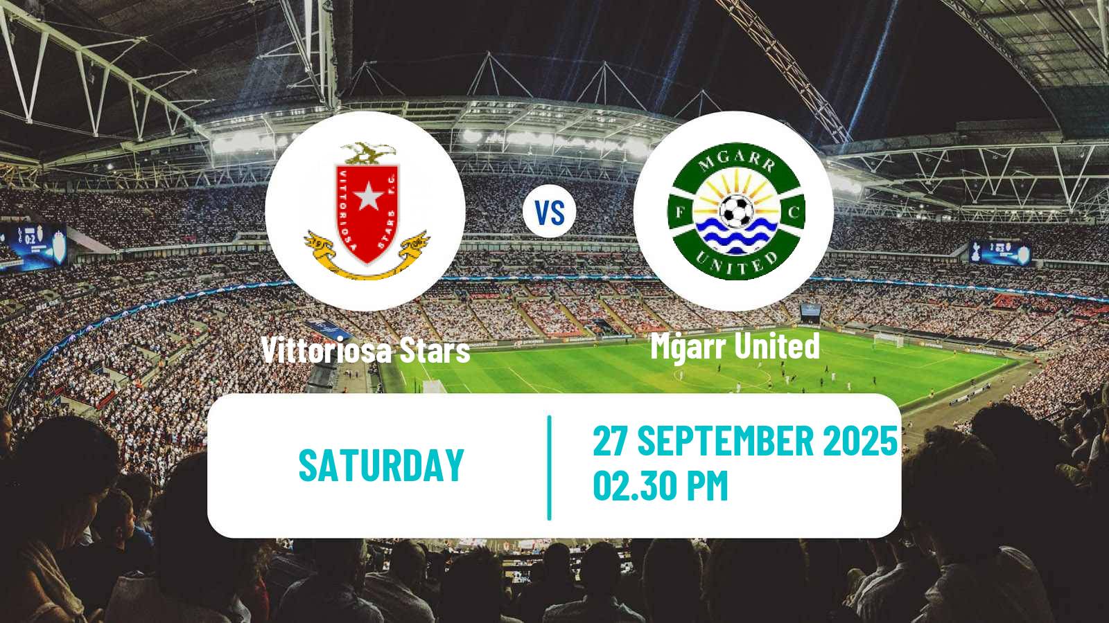 Football Maltese Challenge League Vittoriosa Stars - Mġarr United