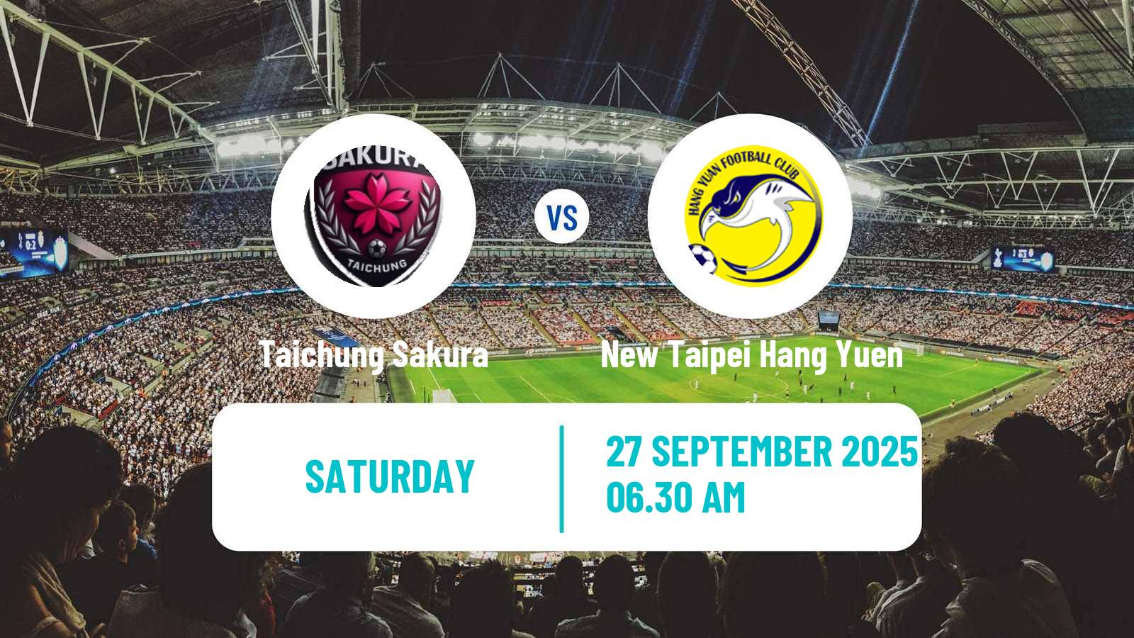 Football Taiwan Football League Women Taichung Sakura - New Taipei Hang Yuen