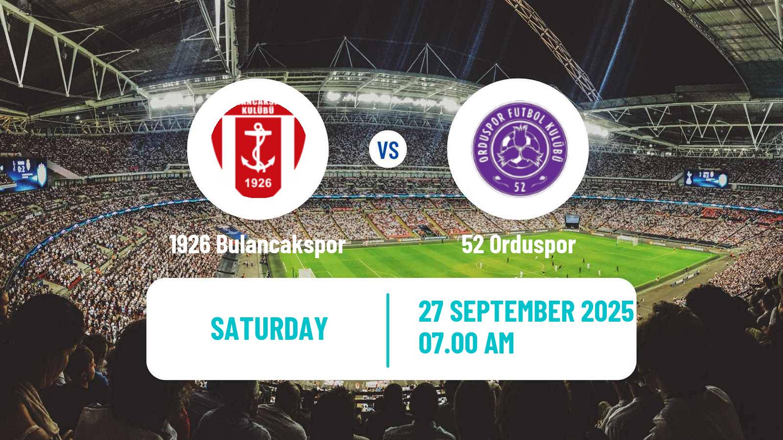 Football Turkish 3 Lig Group 3 1926 Bulancakspor - 52 Orduspor