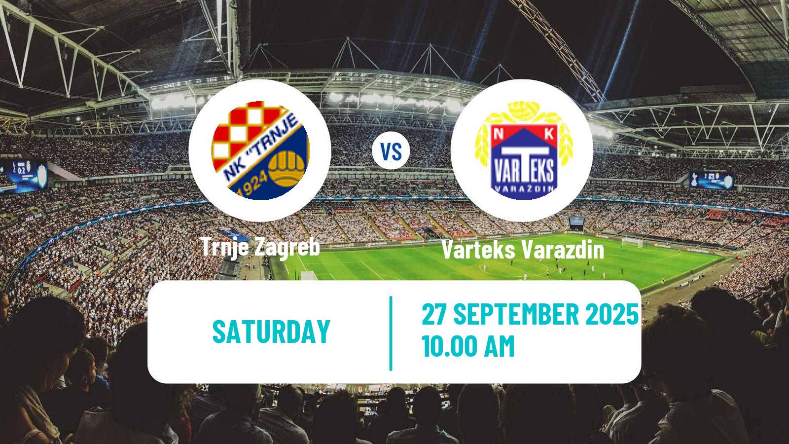 Football Croatian Druga NL Trnje Zagreb - Varteks Varazdin